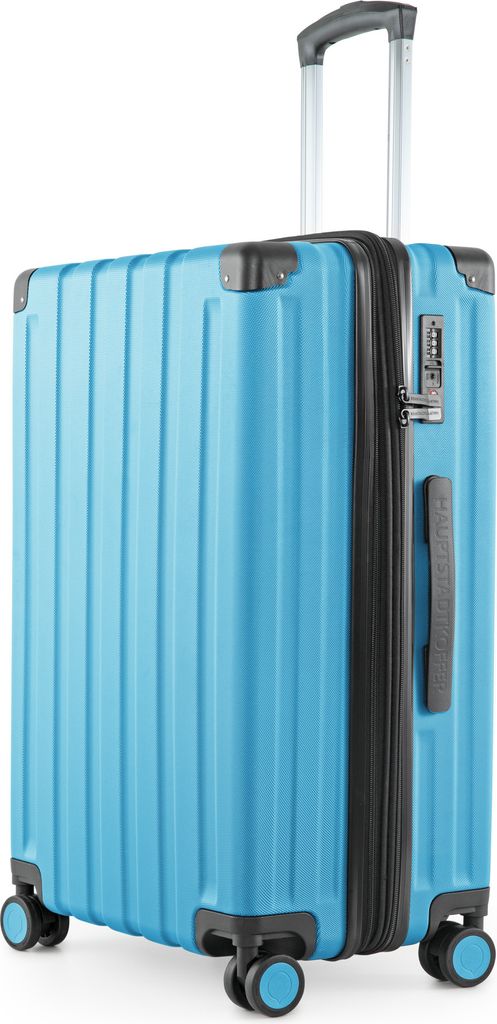 HAUPTSTADTKOFFER - Q-Damm - Mittelgroßer Hartschalen-Koffer XL Erweiterung Trolley Reisekoffer Doppel-Rollen Dehnfalte Hardshell Suitcase expandab...