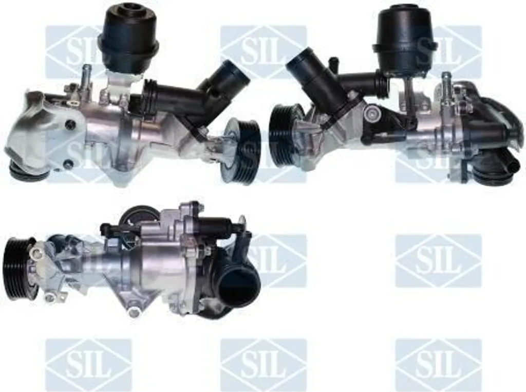 Pompe à eau Saleri SIL PA1728 haute durabilité pour Mercedes-Benz B