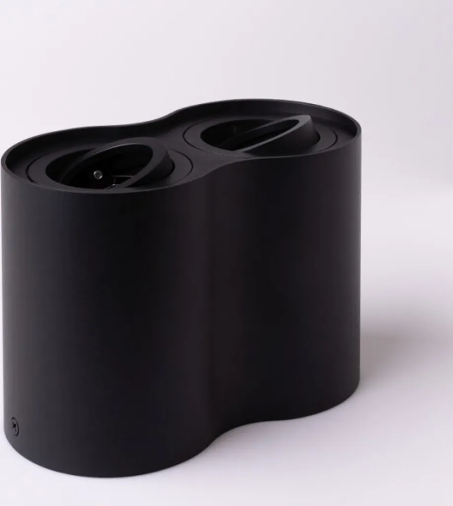Offerta Spot Doppio Nero Ecolight EC79962 2xGU10 - Qualità Prezzo