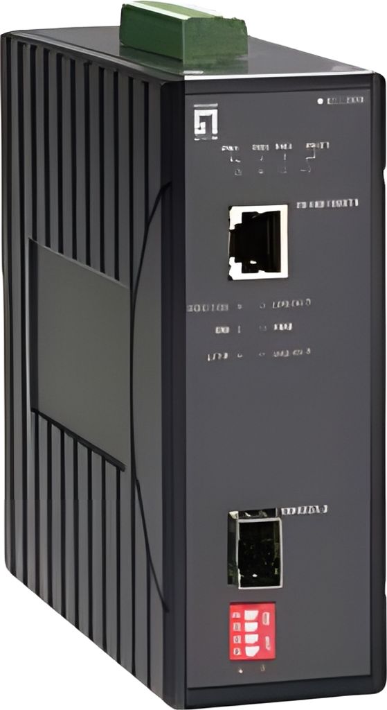 LevelOne IEC-2000 - Medienkonverter - 1GbE - 10Base-T, 100Base-TX, 1000Base-T, 1000Base-LX, 1000Base-SX - RJ-45 / SFP (mini-GBIC)