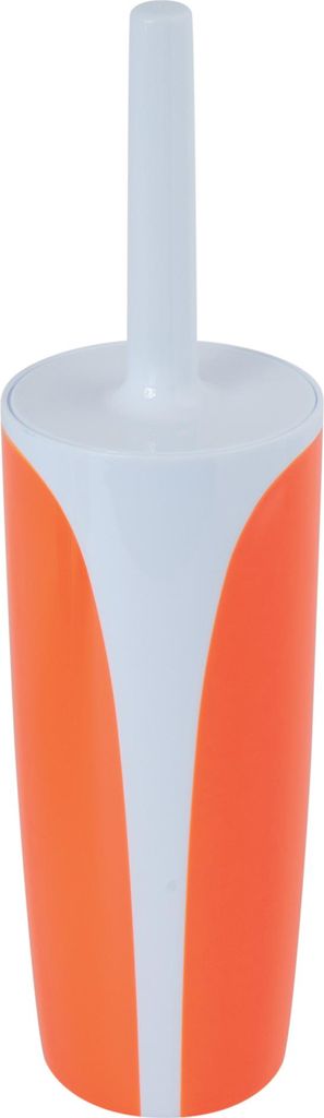 MSV WC Bürste „Kandy“ aus Kunststoff WC Garnitur Toilettenbürste Orange