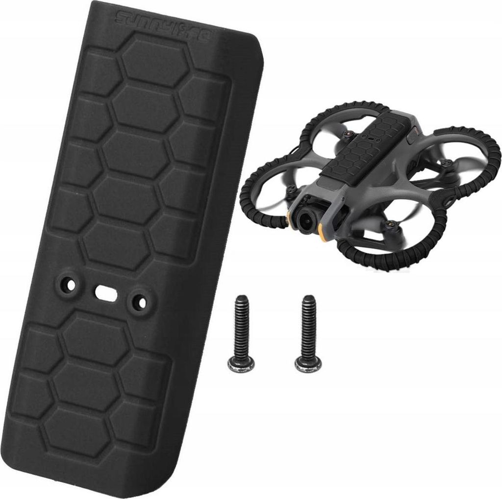DJI AVATA 2 Batterieabdeckung Schwarz ABS Schutz
