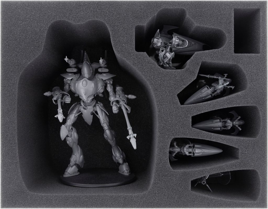Feldherr Schaumstoff-Set für Wraithknight + Jetbikes + Vyper
