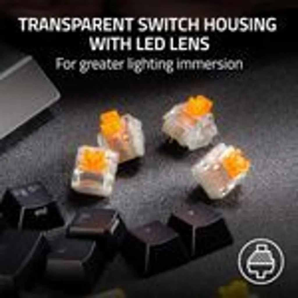 Pack 36 Commutateurs Razer Orange pour Customisation Clavier Gaming PC - 11