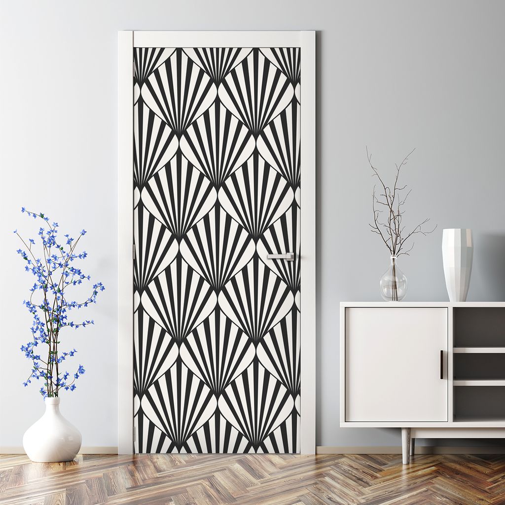 Dekorative Türposter selbstklebend Klebefolie Wandaufkleber Türaufkleber Optische Illusion 85 x 200 cm
