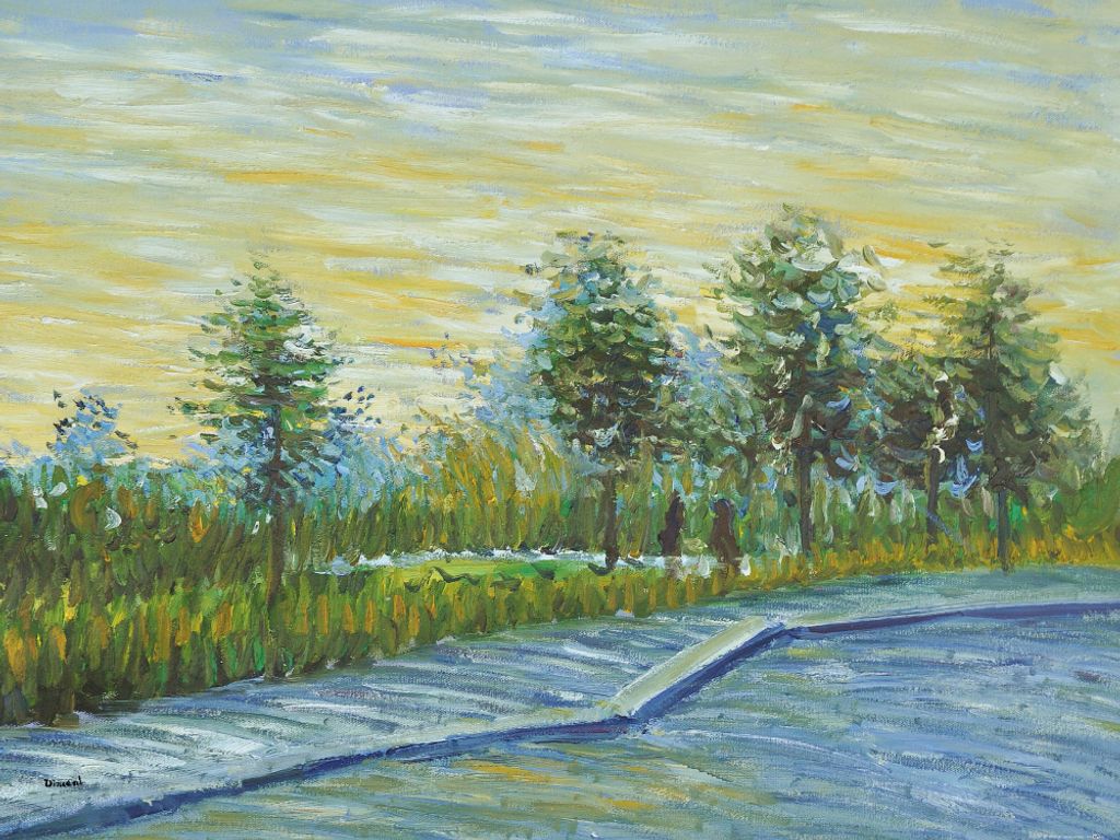 Vincent Van Gogh Kunstdruck Bild - Weg Im Park Voyer D'Argenson In Asnières, 1887 (60 x 80 cm)