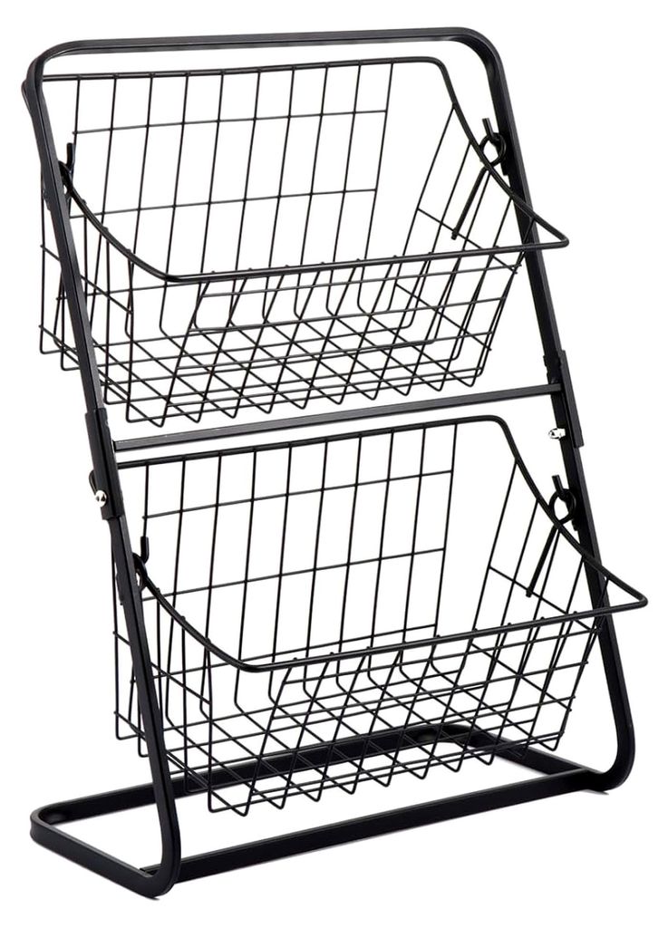 Zweistöckiges Desktop-Aufbewahrungsregal aus Metall für Küche, Wohnzimmer und Schlafzimmer zur ordentlichen Aufbewahrung von Kosmetik in zufäll...