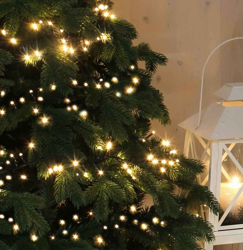 Luca Lighting LED Weihnachtsbaum 140 LED warmweiß 150cm schwarz