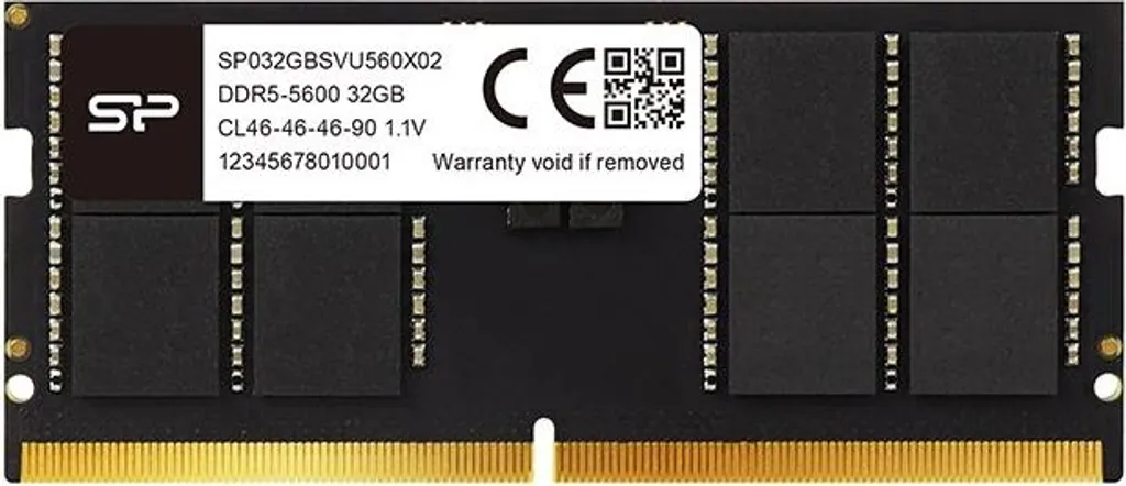 Finis les lags avec la Mémoire DDR5 16Go 5600MHz SODIMM Silicon Power pour Laptop