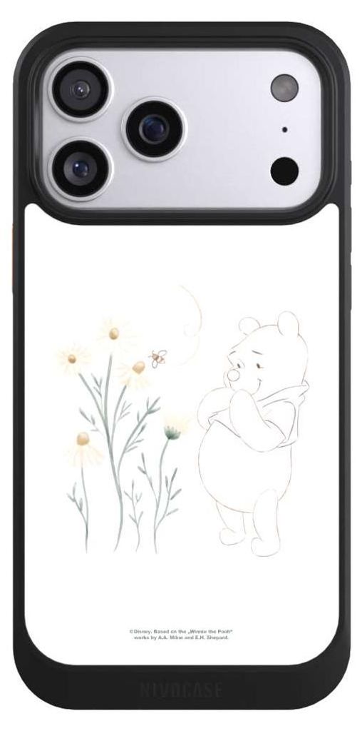 NIVOCASE Hülle für Apple iPhone 17 Pro Max Handyhülle NIVOcore Case Schwarz Biene Disney Winnie Puuh