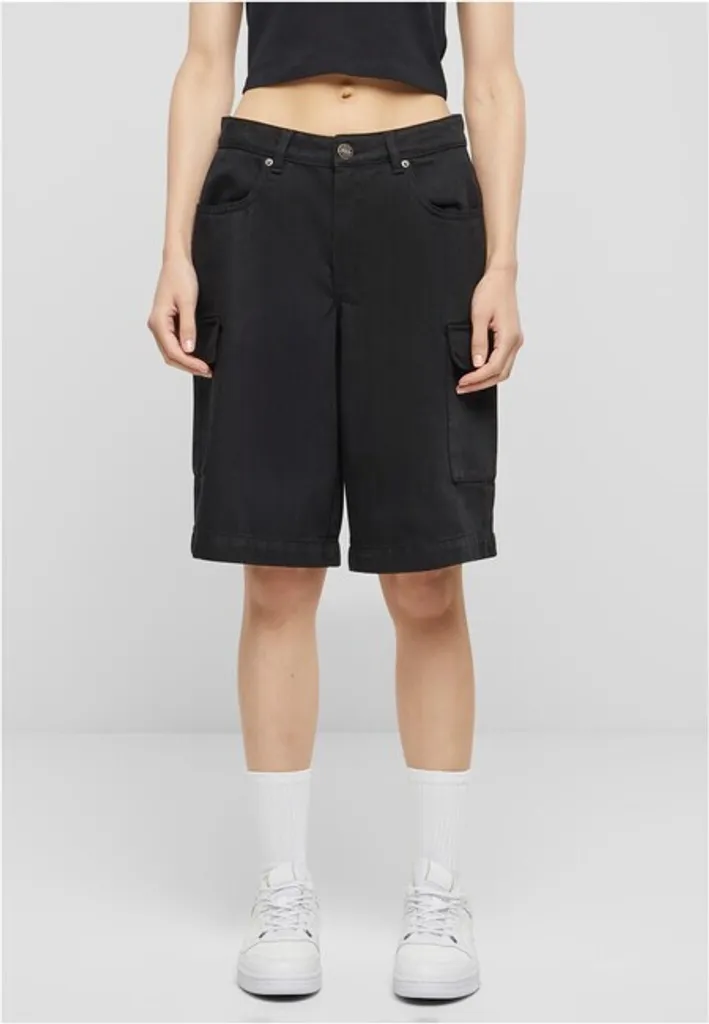 Short Long Bermuda Cargo Femme Noir Idéal pour Randonnée et Ville 28