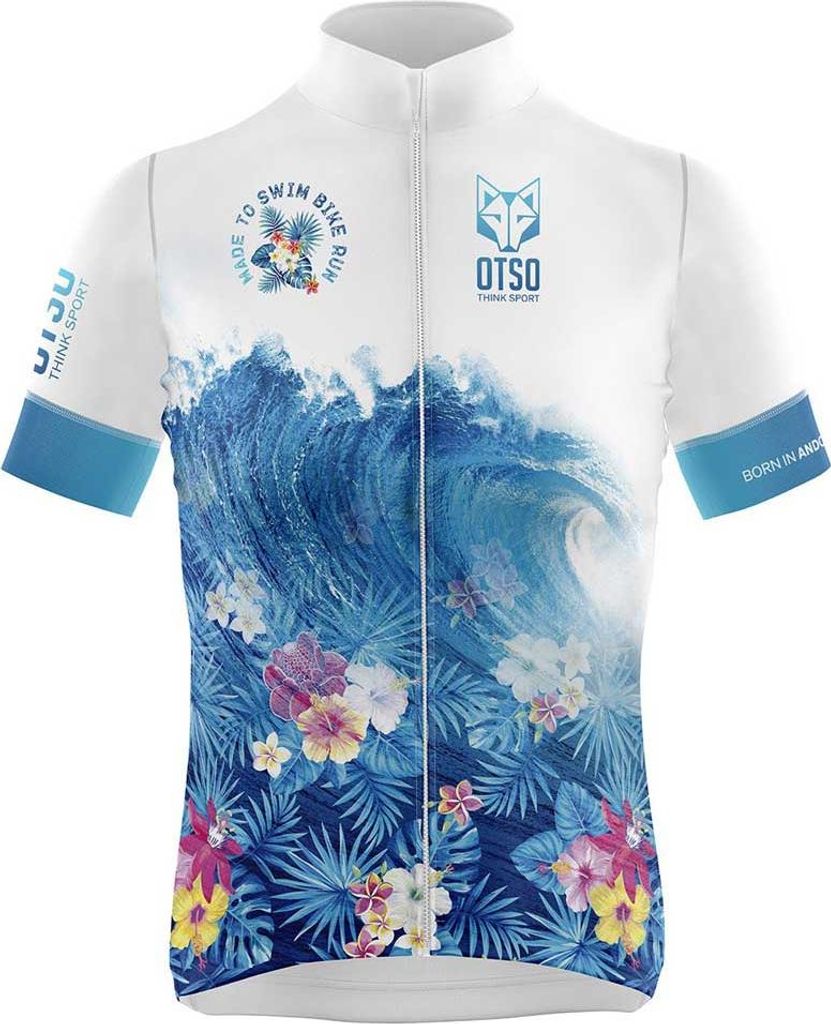 Otso Wave Kurzarm-radtrikot Weiß L Frau Weiß L
