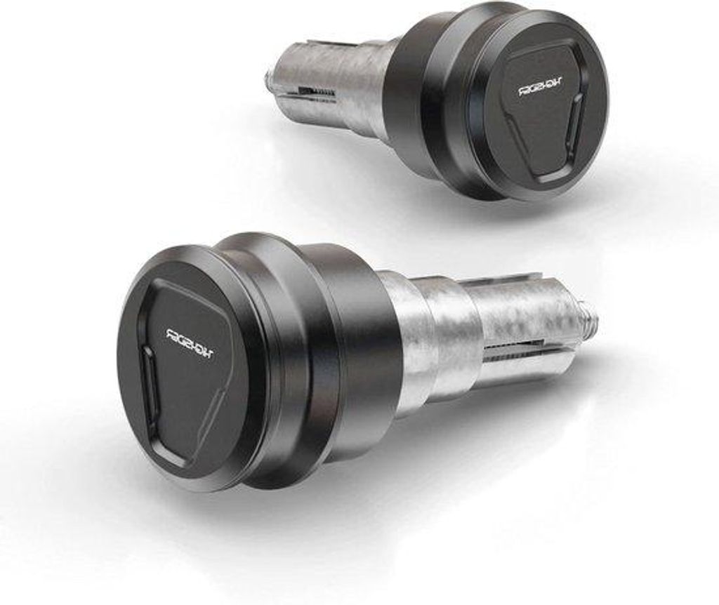 Motorrad-Gleichgewichts-System - Universeller Sturmschraubensatz - Schwingungsdämpfer für Motorräder - Ø 40 mm - Schwarz
