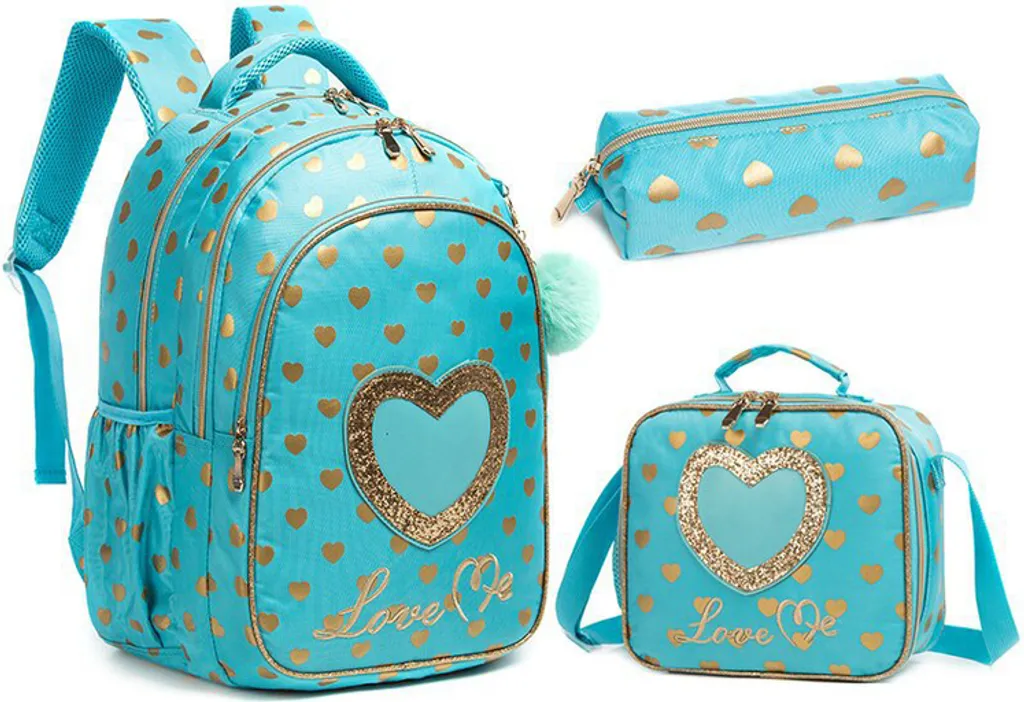 Zaino Scolastico Unisex Per Ragazzi E Ragazze - Grande Capacità Con Tasca Porta PC E Tasche Laterali - 2