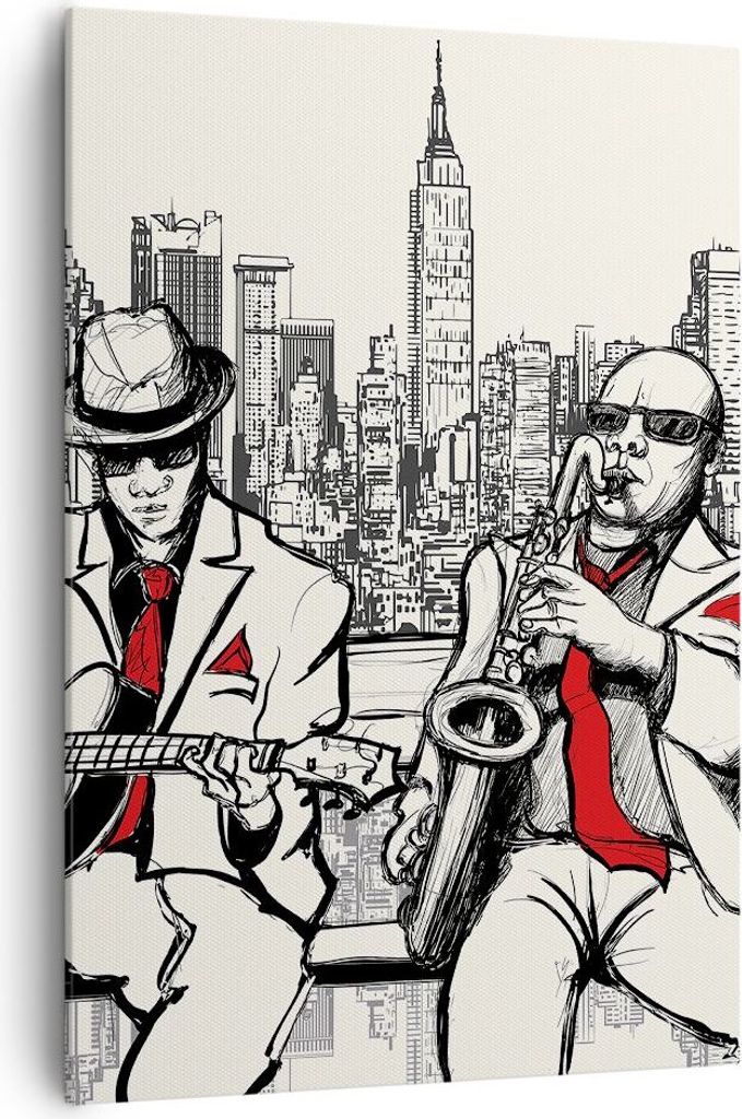 Bild auf Leinwand - Leinwandbild - Einteilig - Jazz Musik Produktbild 