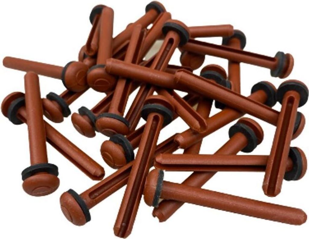 100 Stück Spenglerdübel Herkulesdübel ziegelrot 6 mm x 60 mm