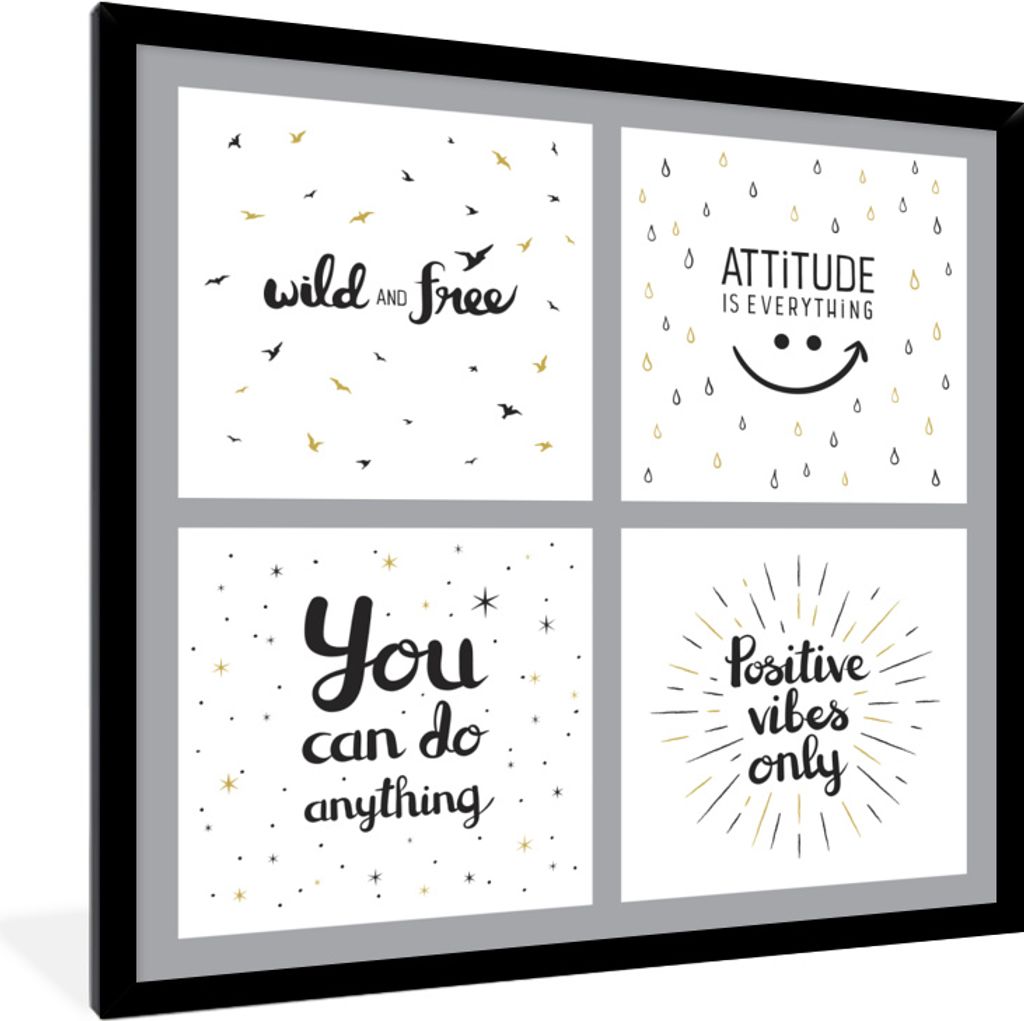 MuchoWow® MuchoWow® Gerahmtes Poster Wild und frei" - Produktbild 