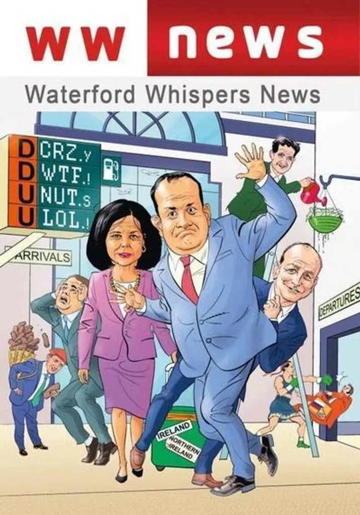 Libro Waterford Whispers News: Offerta Online Satira Irlandese