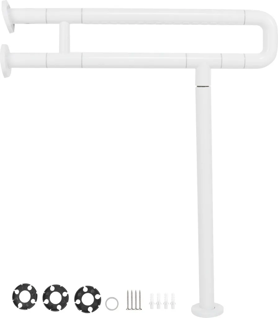 Barre d'appui de sécurité douche 40cm inox pour personnes handicapées