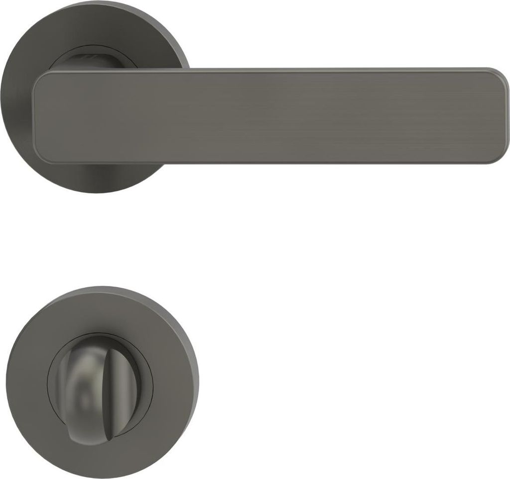 GRIFFWERK Rosettengarnitur MINIMAL MODERN SIEGER DESIGN WC-Schloss Kaschmirgrau