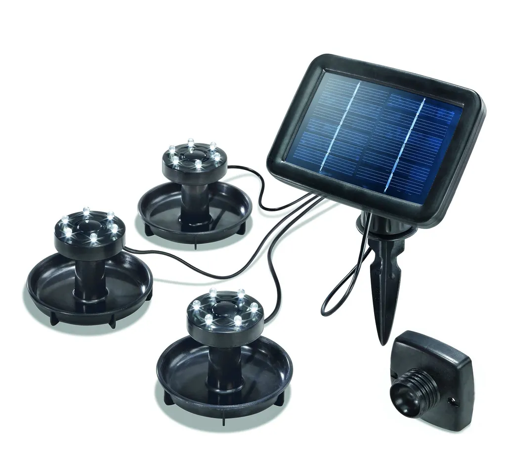 Spot LED solaire pour bassin immergé esotec Splash étanche IP68 blanc