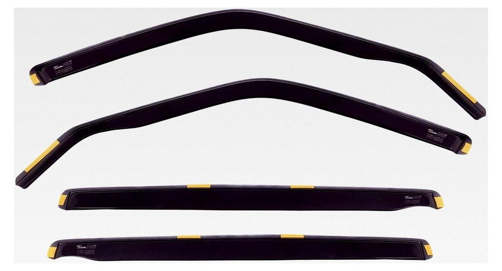 Windabweiser für Kadjar ab 2015, Heko Regenabweiser, getönt, 4-teilig, vorne und hinten, aerodynamisch