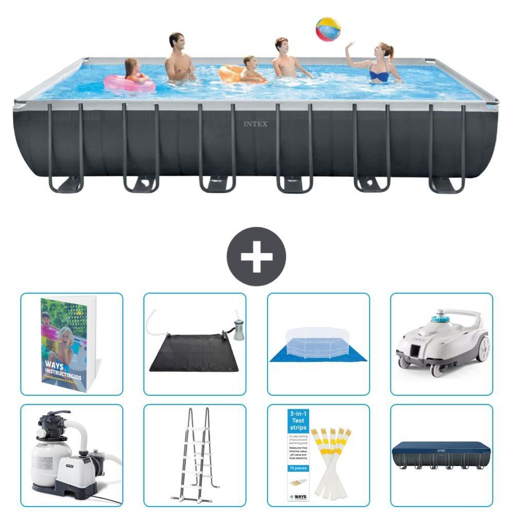Ultra XTR Pool Rechteckig - 732x366x132 cm - 9-teilig S600