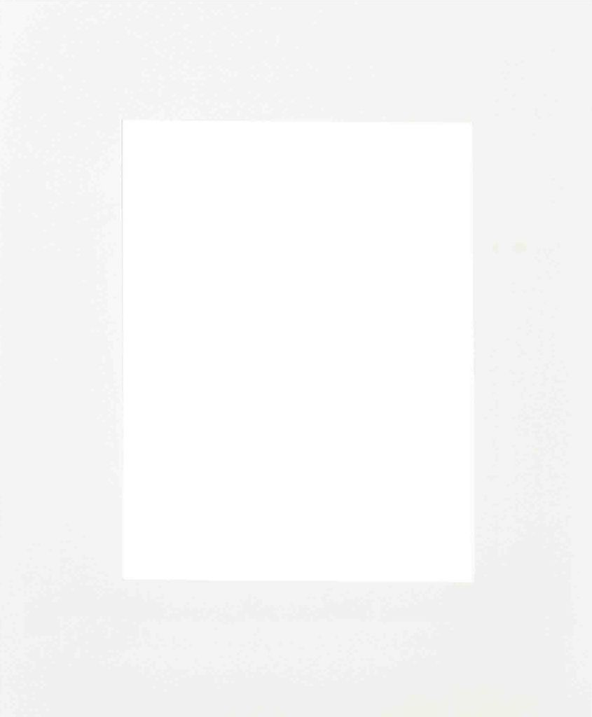 nielsen Passepartout Premium 2,6 mm, Außenformat 50x60 cm für Bilder 30x40 cm, weiß