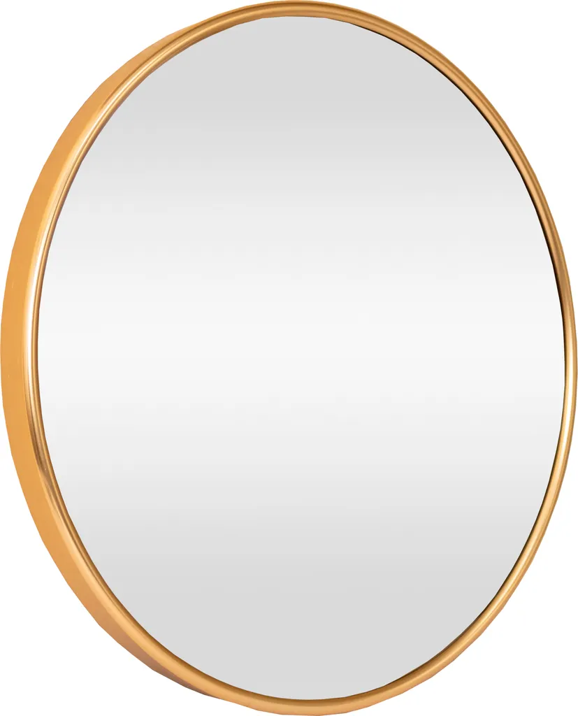 Miroir mural Ordona Ø50cm or : agrandissez votre pièce avec style
