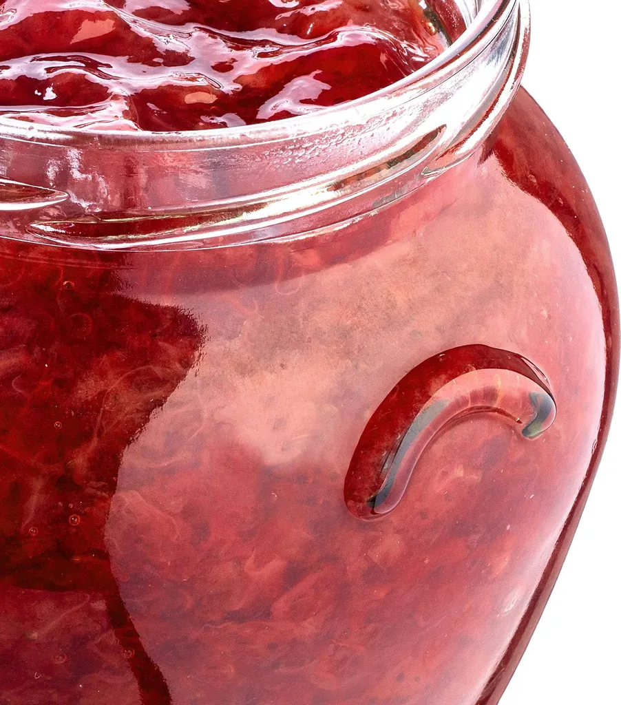 Barattoli per conserve KADAX da 510 ml con coperchio a vite fi82mm, barattoli a vite con coperchio, barattoli per conserve, barattoli per la conservazione di miele, frutta e verdura, barattoli per conserve (funghi, 24 pezzi) - 8