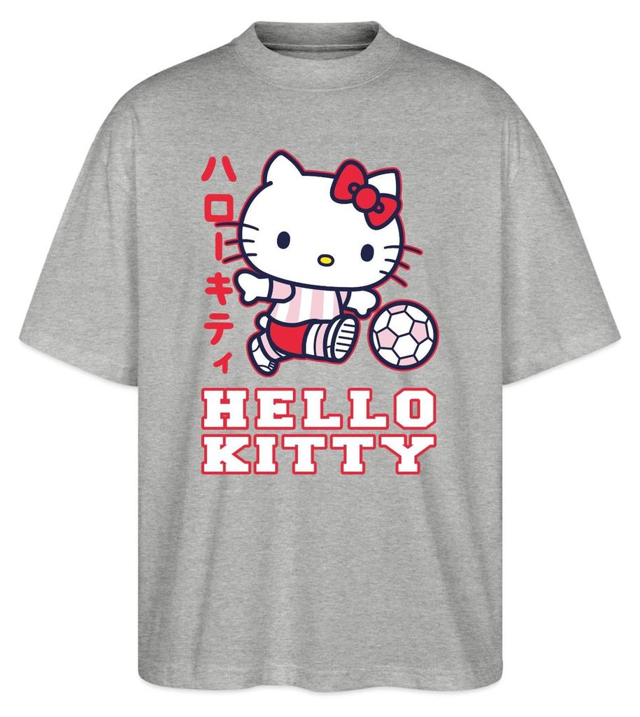 Spreadshirt Hello Kitty Spielt Fussball Sport Oversize Uni Produktbild 