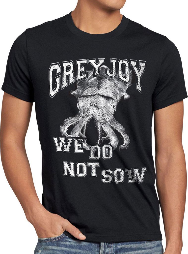 style3 Greyjoy - We do not sow College Herren T-Shirt, Produktbild 