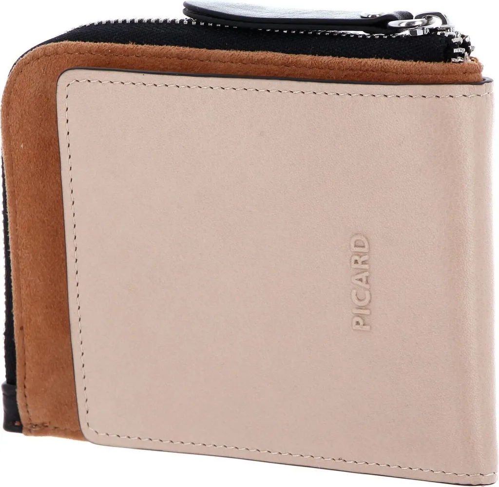 Mini portefeuille Picard Bergamo beige pour petit sac à main et soirée