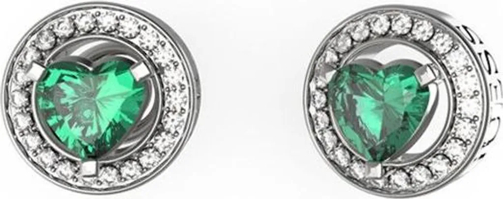 Boucles d'oreilles Guess en acier rhodié JUBE04669JWRHEMT-U multicolore