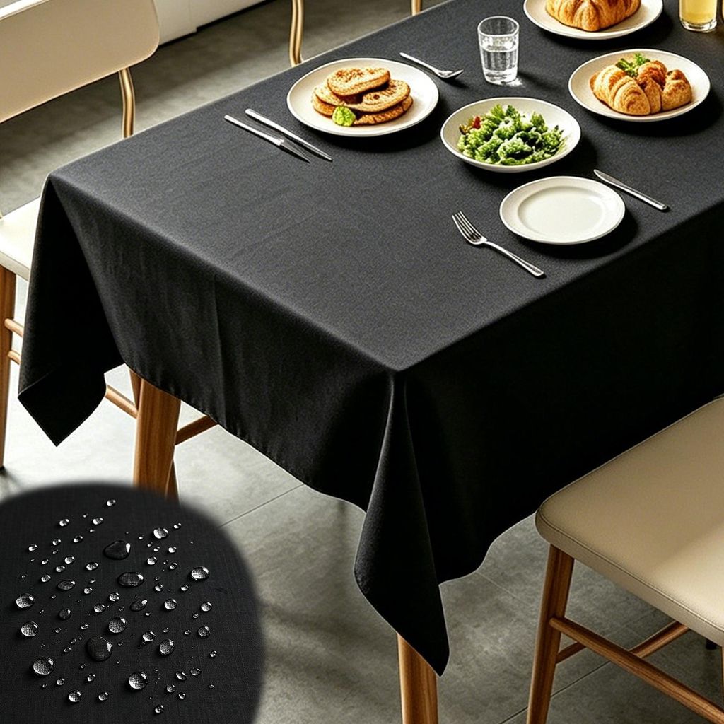 Verdego Rechteckige Tischdecke 200x140cm, Wasserabweisende Produktbild 