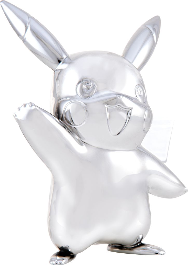 Pokemon Select Battle Figur Pikachu 7 cm silber - 25 Jahre Pokémon Jubiläums-Figur