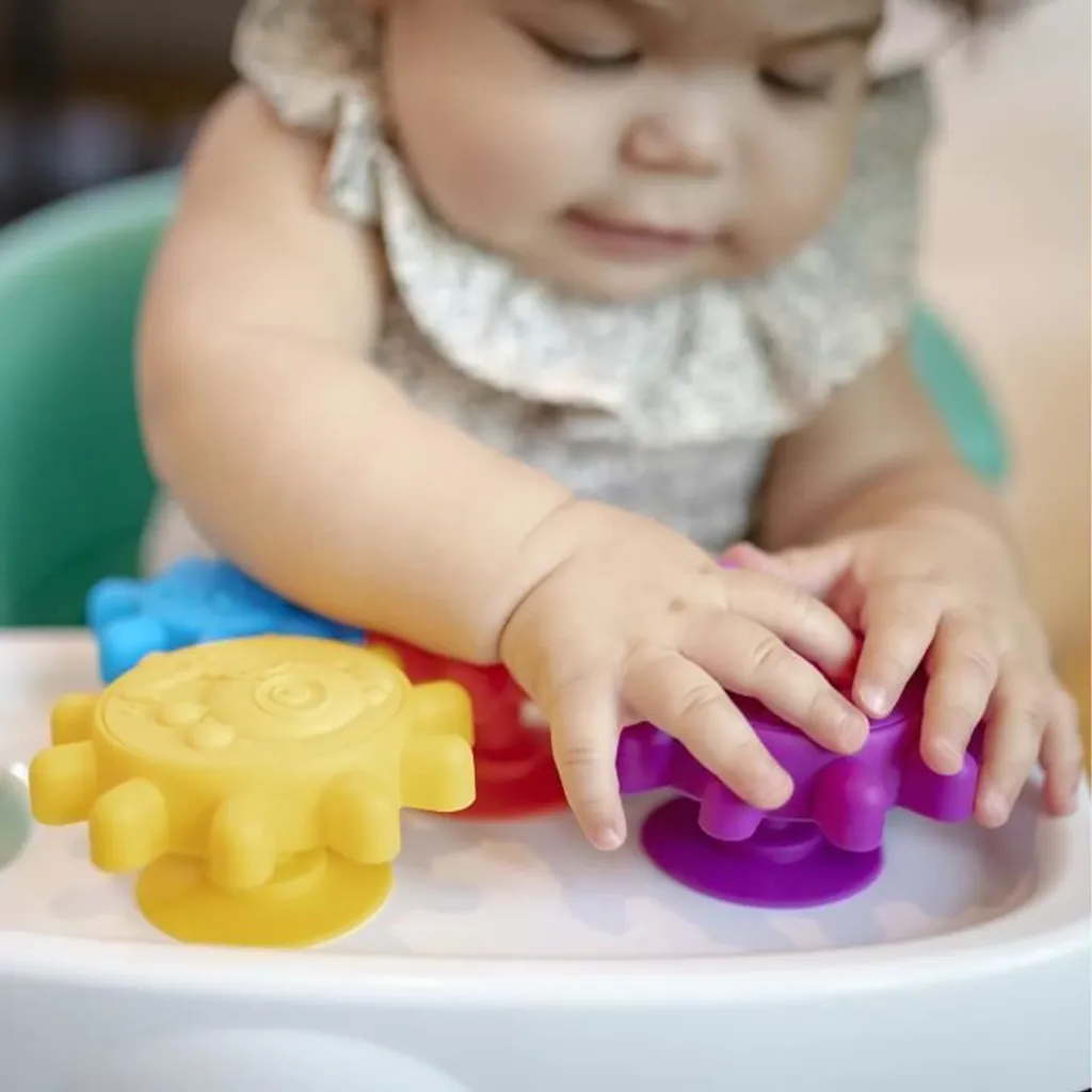 Jouet d'éveil engrenages rotatifs à ventouses Baby Einstein Discovery