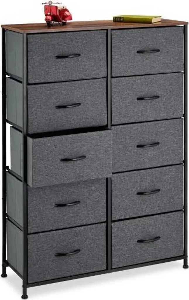 Fini le désordre avec cette commode 10 tiroirs de rangement modulable