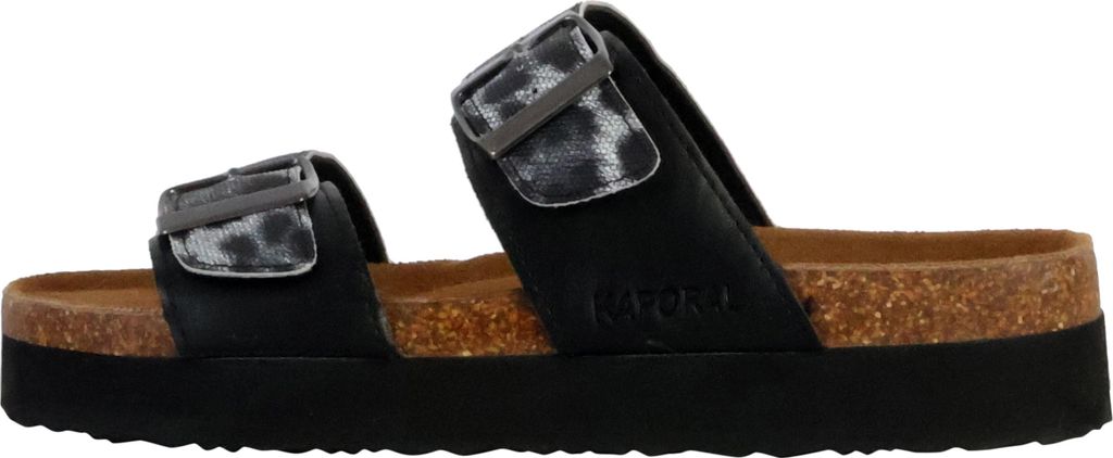 Flache Mules aus Leder Solinea