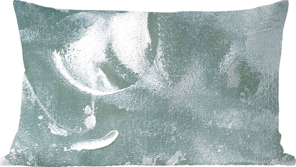 MuchoWow Zierkissen Sofakissen Wohnzimmer Dekokissen 60x40 cm Acrylfarbe - Abstrakt - Design - Kopfkissen - Polster mit Foto