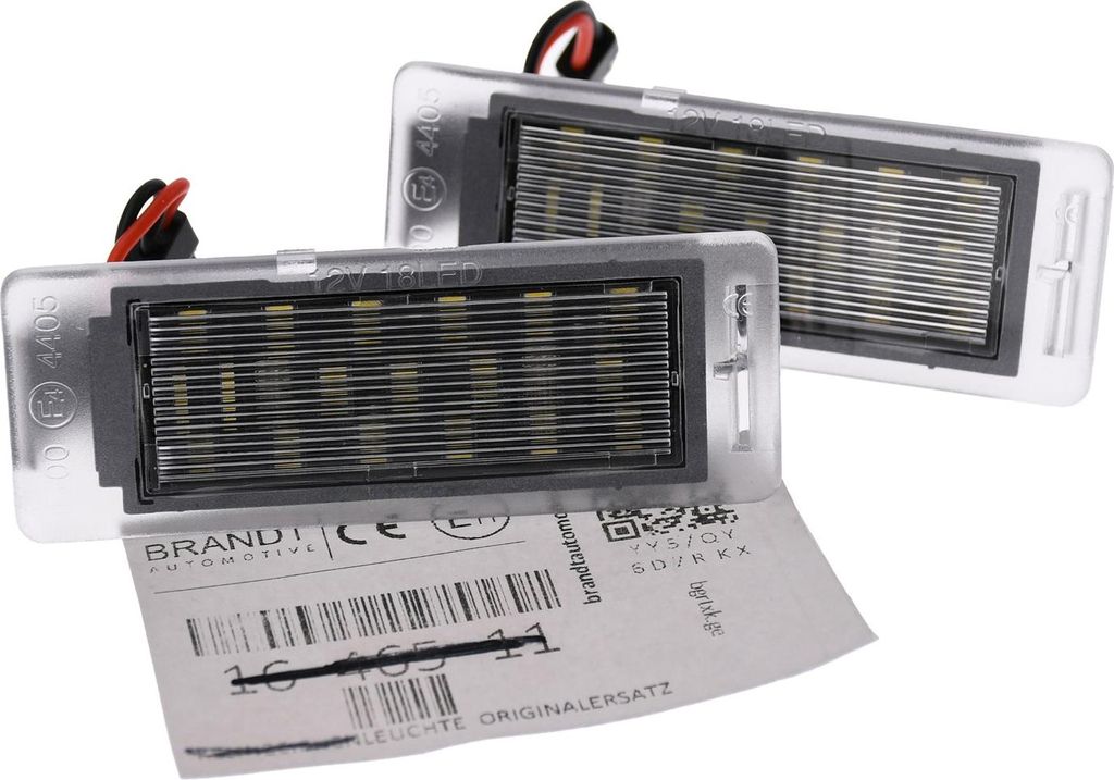 BRANDT Kennzeichenleuchten LED kompatibel mit Buick Enclave II 18-20 Encore I Envision I LaCrosse II III Allure Verano I Cadillac CTS II Kombi Limo...