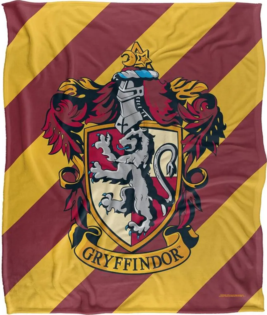 Couverture de Canapé Harry Potter Gryffindor - Plaid Chaud pour Soirée TV