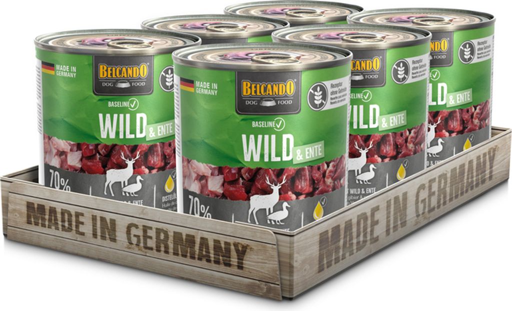 BELCANDO Baseline Wild & Ente 6x 800g