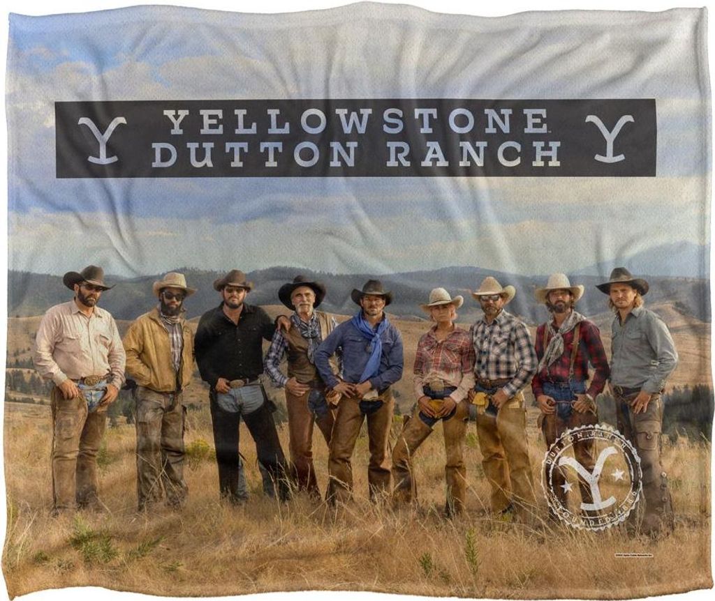 Yellowstone - "Dutton Ranch" Hände Decke, Seidig, Supersoft TV23682 (Einheitsgröße) (Bunt)
