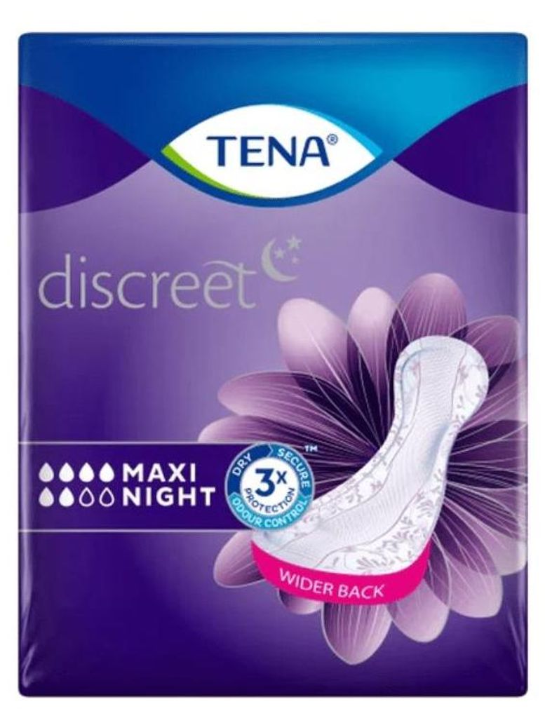 Tena Lady Discreet Inkontinenz Einlagen maxi night 6X12 St Produktbild 
