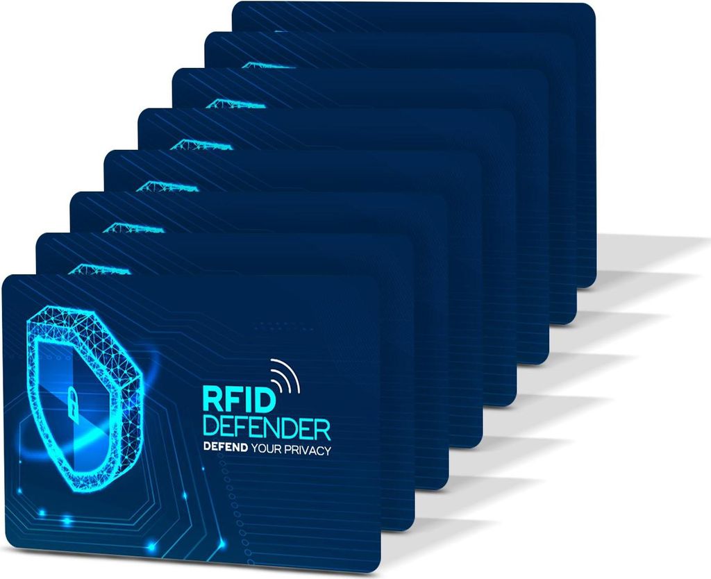 RFID DEFENDER 8x NFC RFID Karte Karten Set RFID & NFC Produktbild 