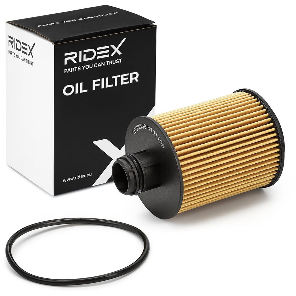 Ölfilter RIDEX 7O0097 Filtereinsatz für OPEL Corsa D Produktbild 