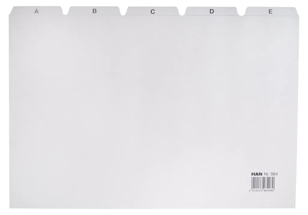 Organiser ses dossiers avec le répertoire A4 horizontal HAN gris A-Z PP