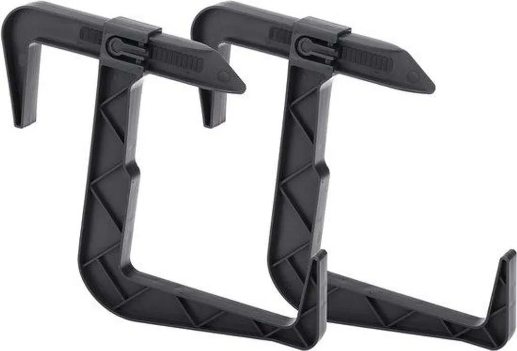 Supports pour pots de fleurs balcon graphite lot de 2 stables et légers