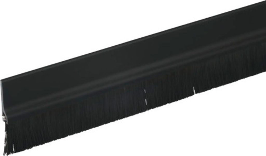 Türbürstendichtung Türdichtung Standard schwarz 1 m x 46 mm